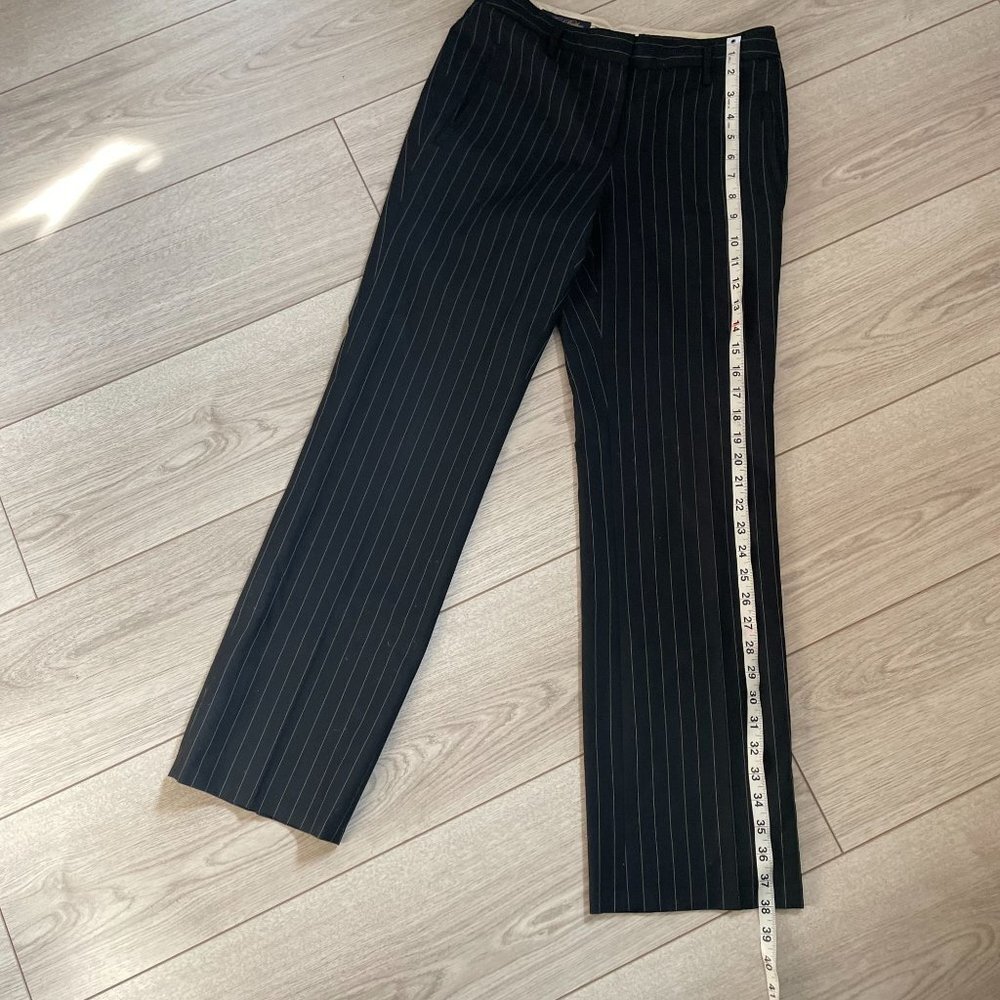 Brooks Brothers Vitale Barberis Canonico Italy Wool Dress Pants Women 2P Black - Picture 9 of 13
